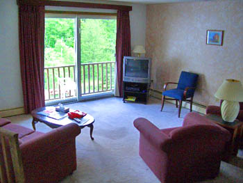 White Mountains Suite Living Room with Balcony
